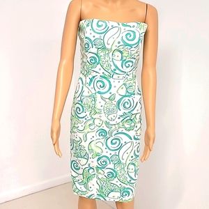 Lilly Pulitzer strapless summer dress size 12